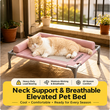 Elevated Breathable Cat Bed